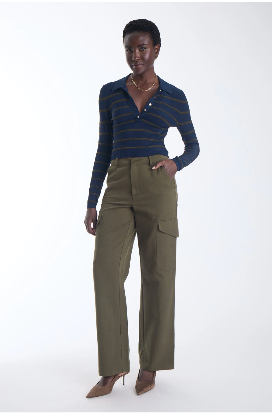 Karina Grimaldi Scout Polo Sweater