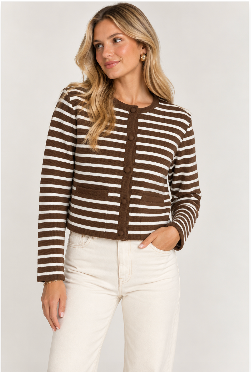 Jameson Striped Cardigan