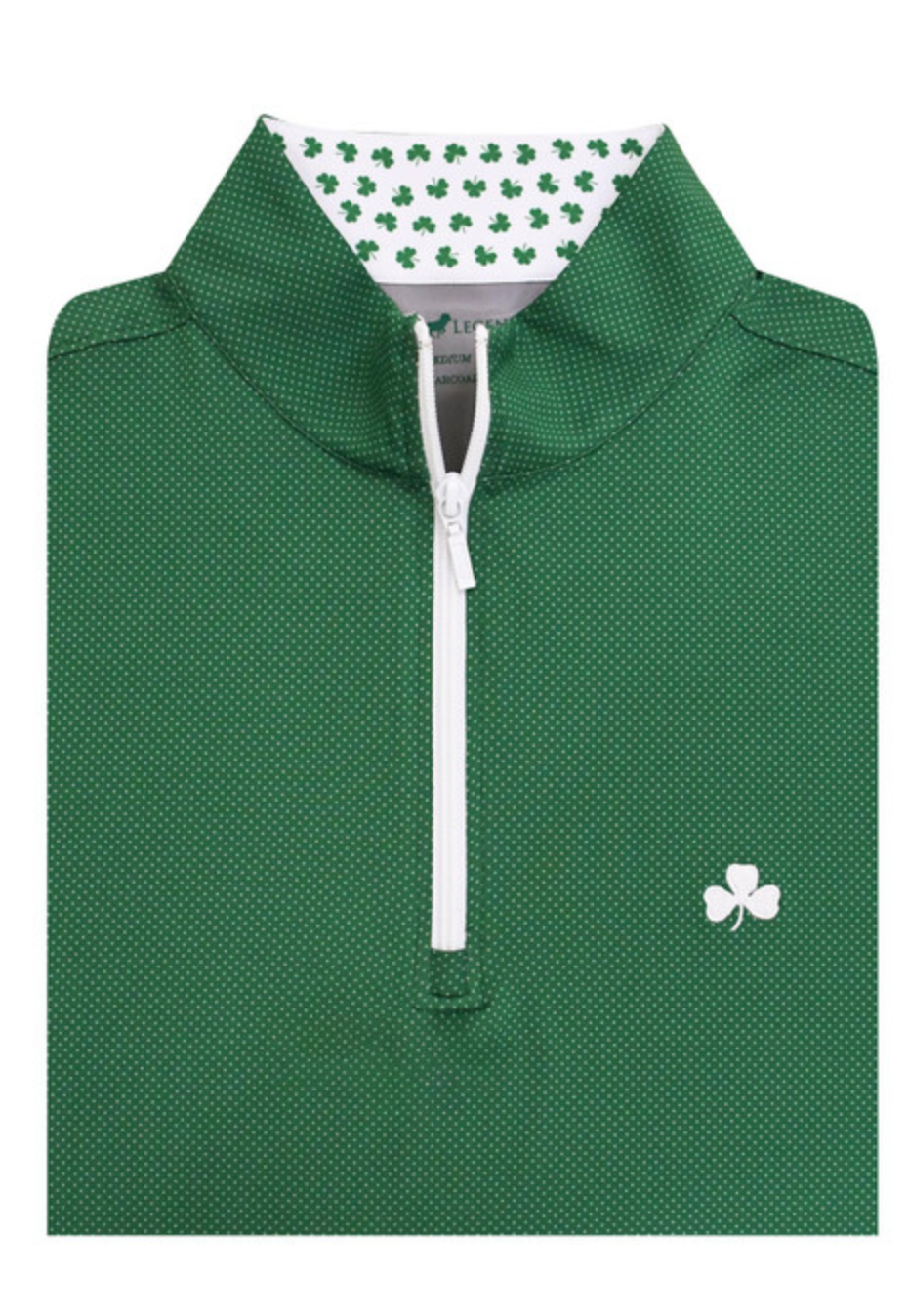 Shamrock Custom Trim Green Dot Pullover
