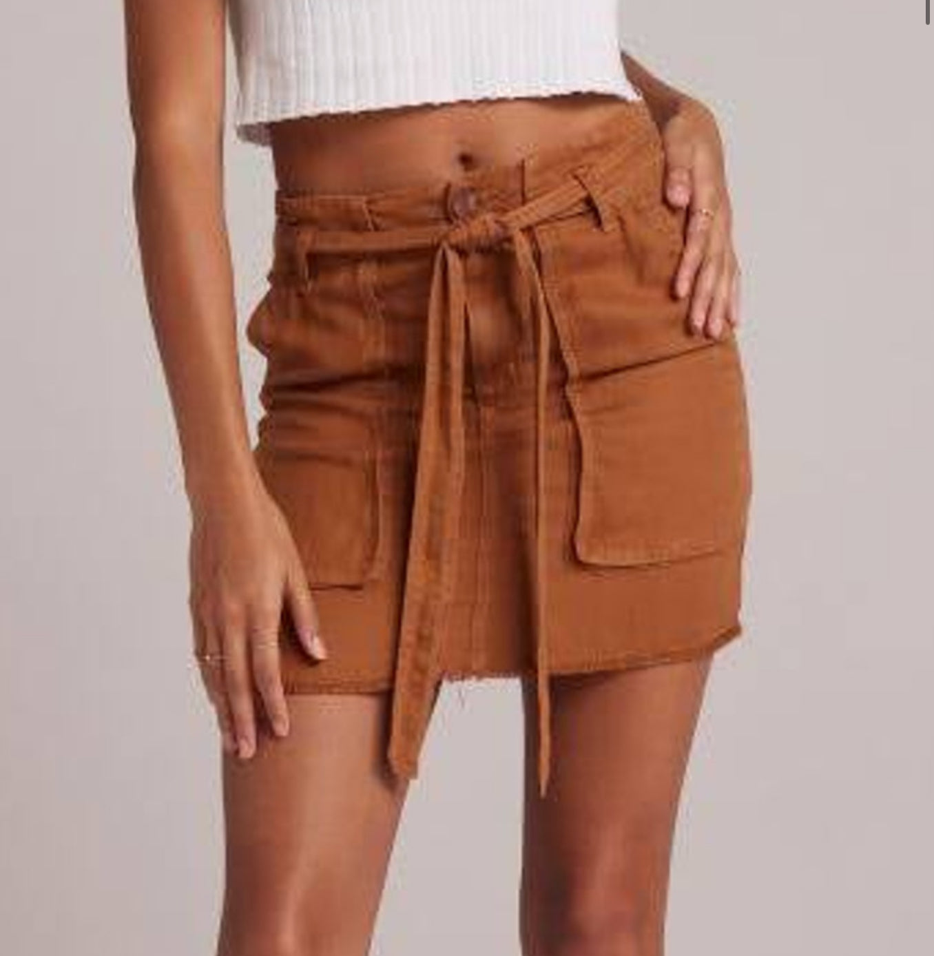 Utility Mini Skirt
