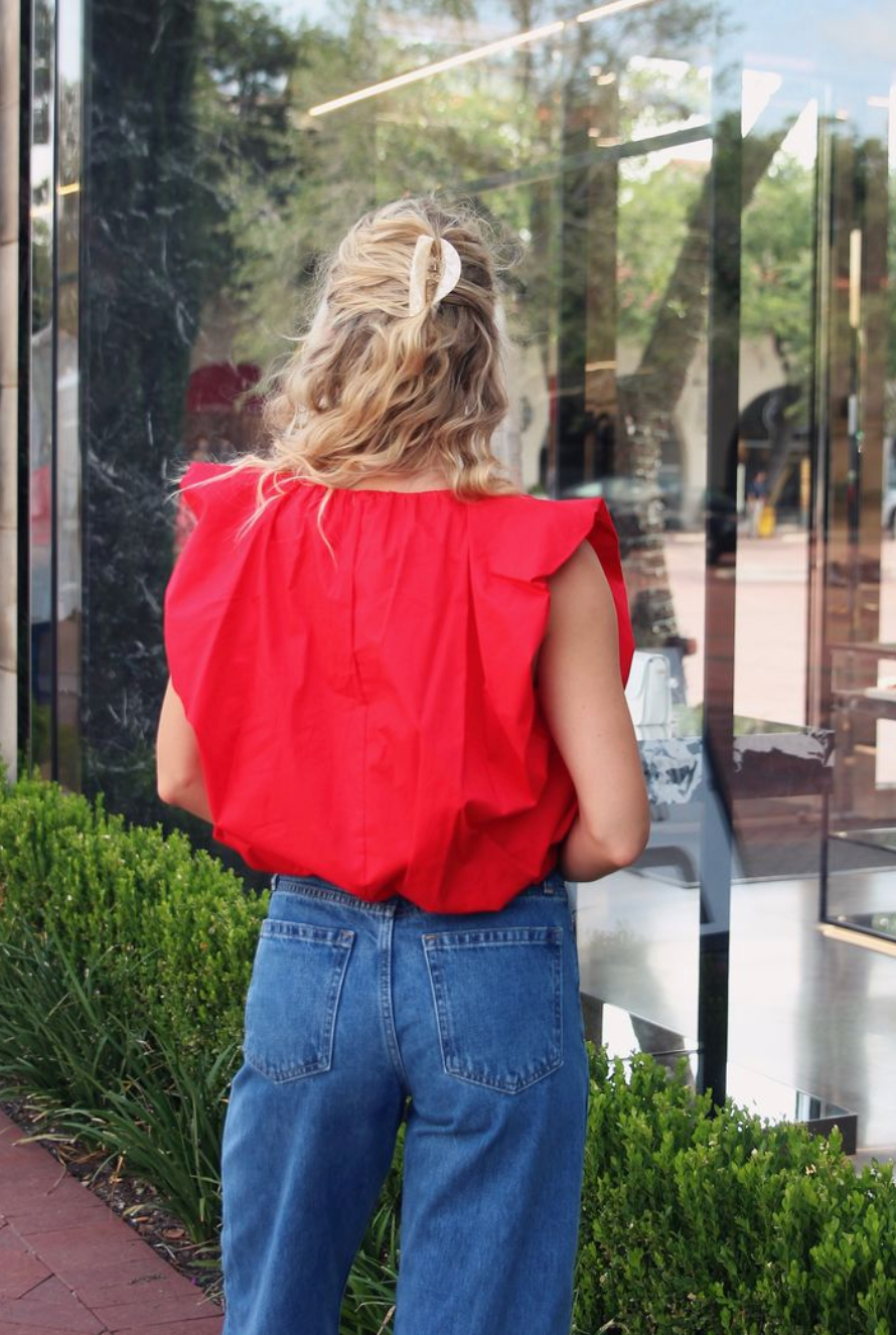 Karlie Poplin Top