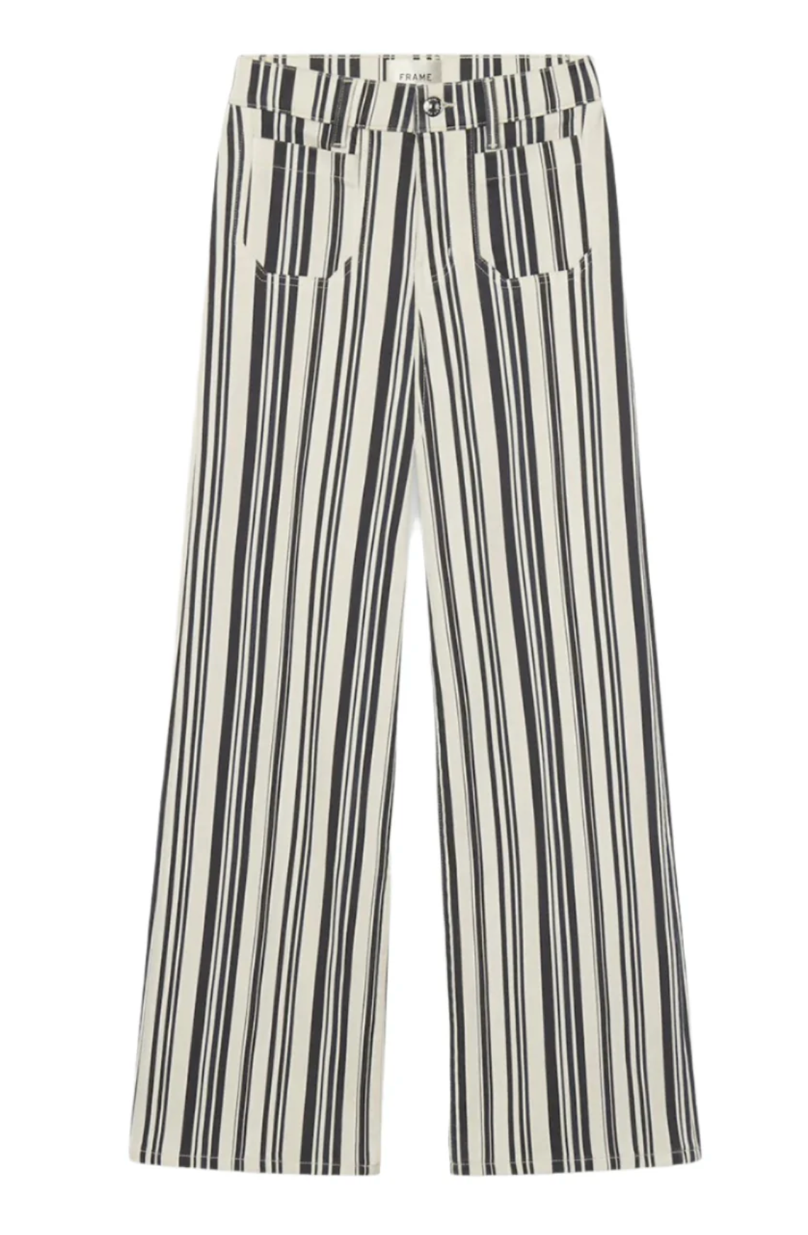 Le Slim Palazzo in Navy Stripe