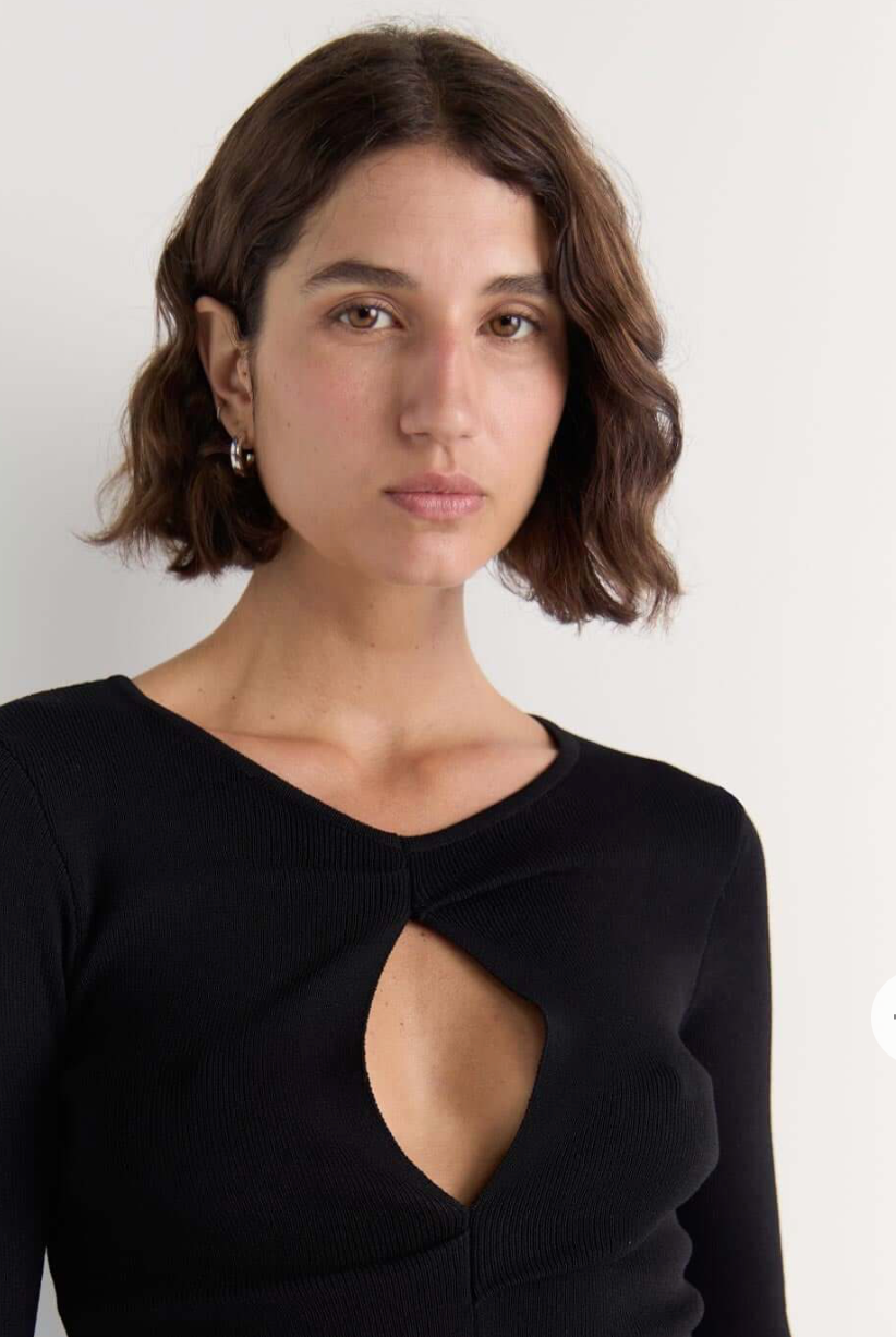Mira Twist Knit Top