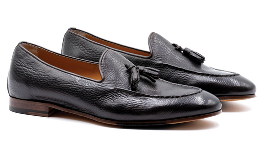 Bologna Tassel Italian Deerskin Loafers