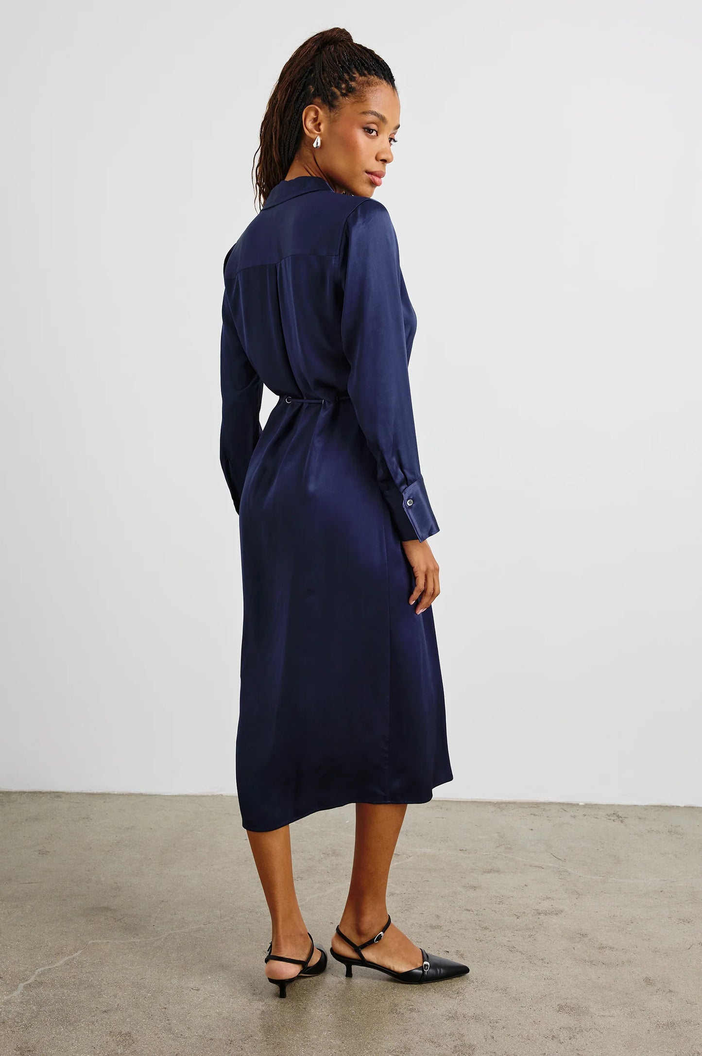 Anina Dress in Navy