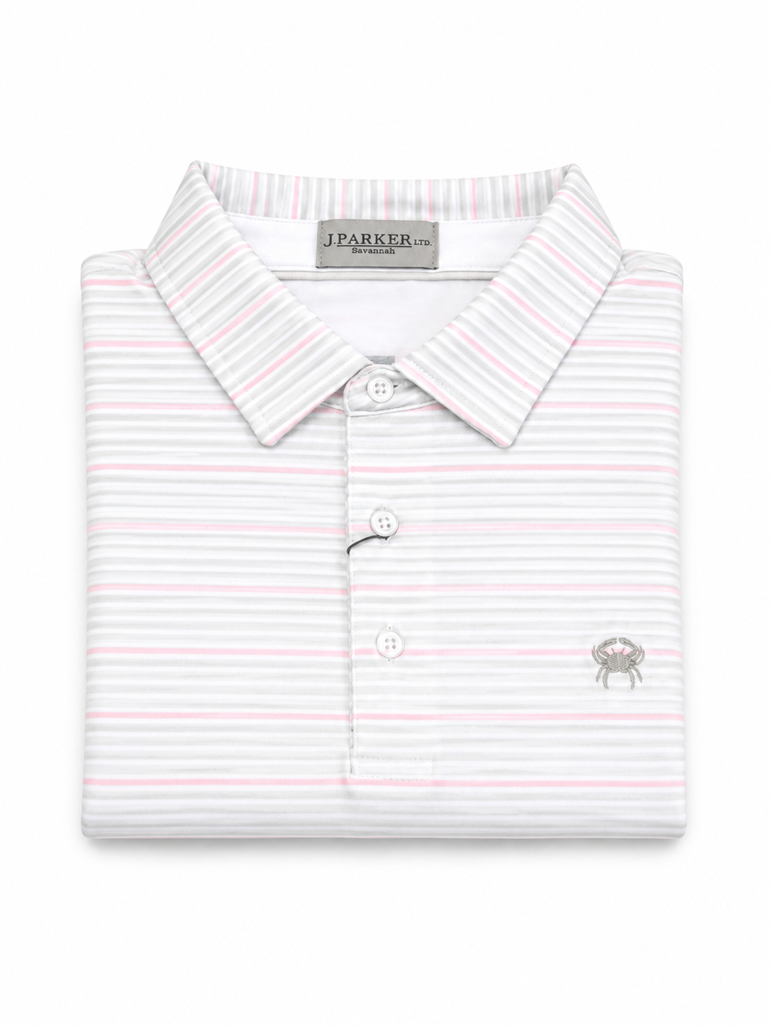 The Leopald Stripe Performance Polo