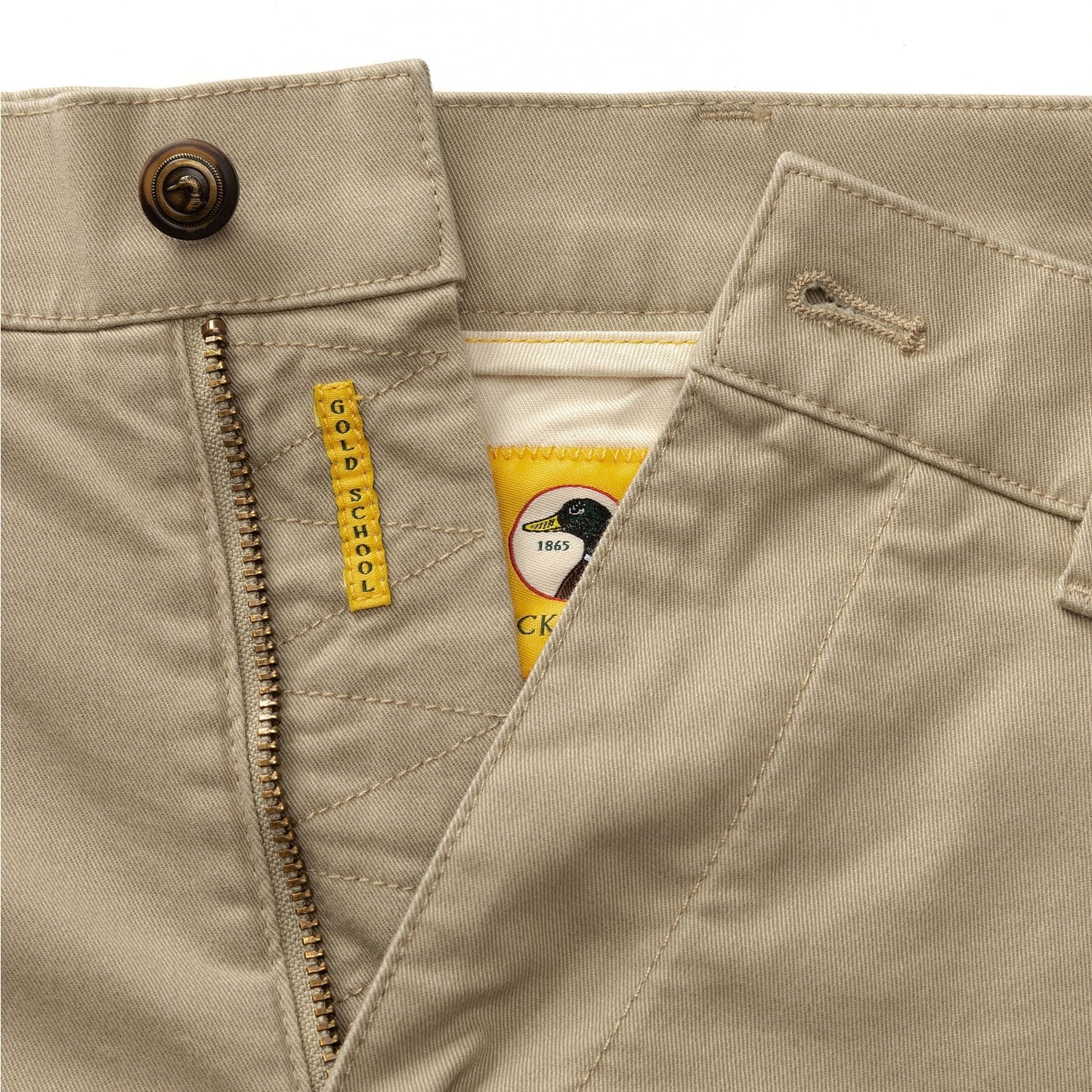 7" Gold School Chino Short in Khaki