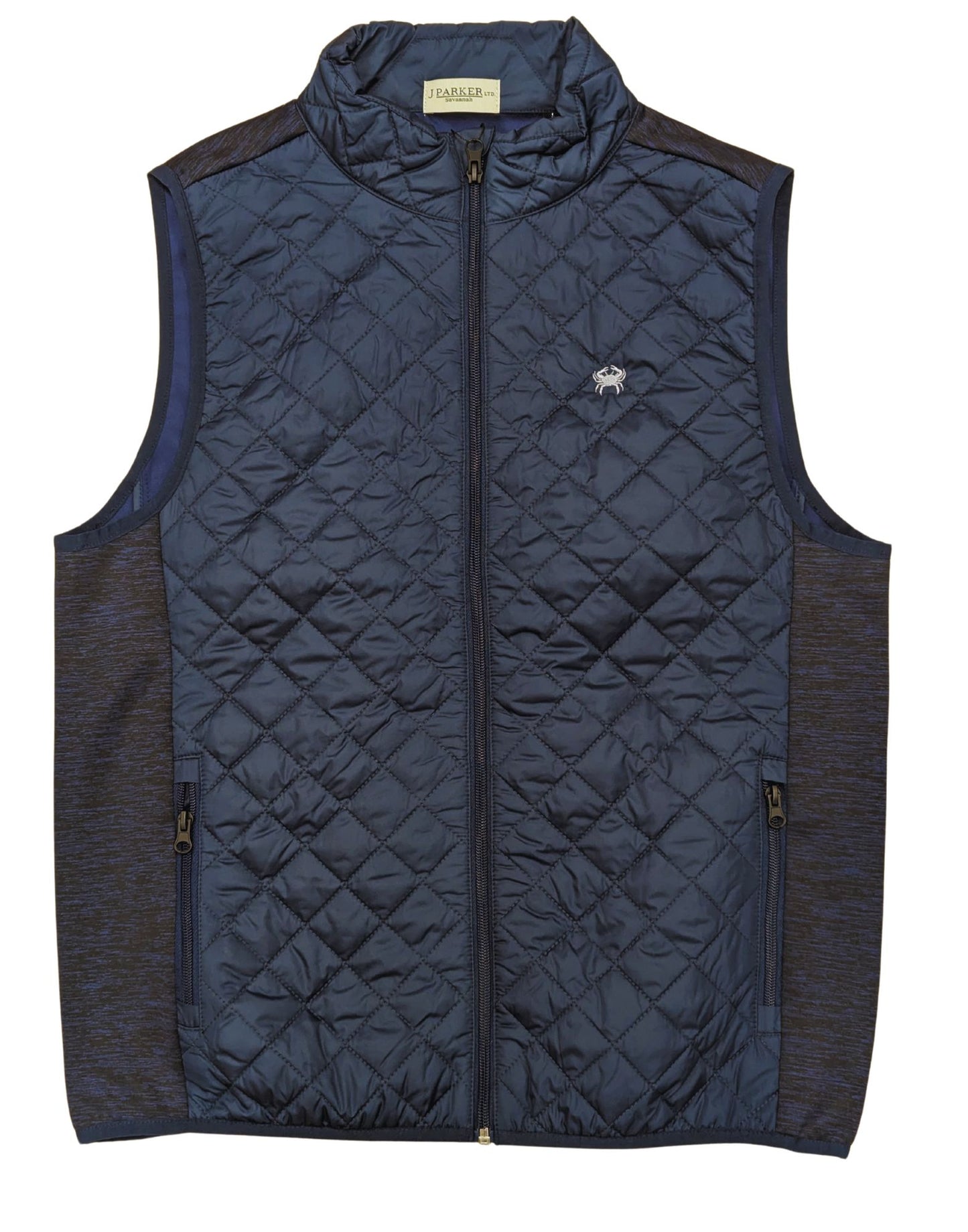 Jimmy Knows Crab Quilted Vest