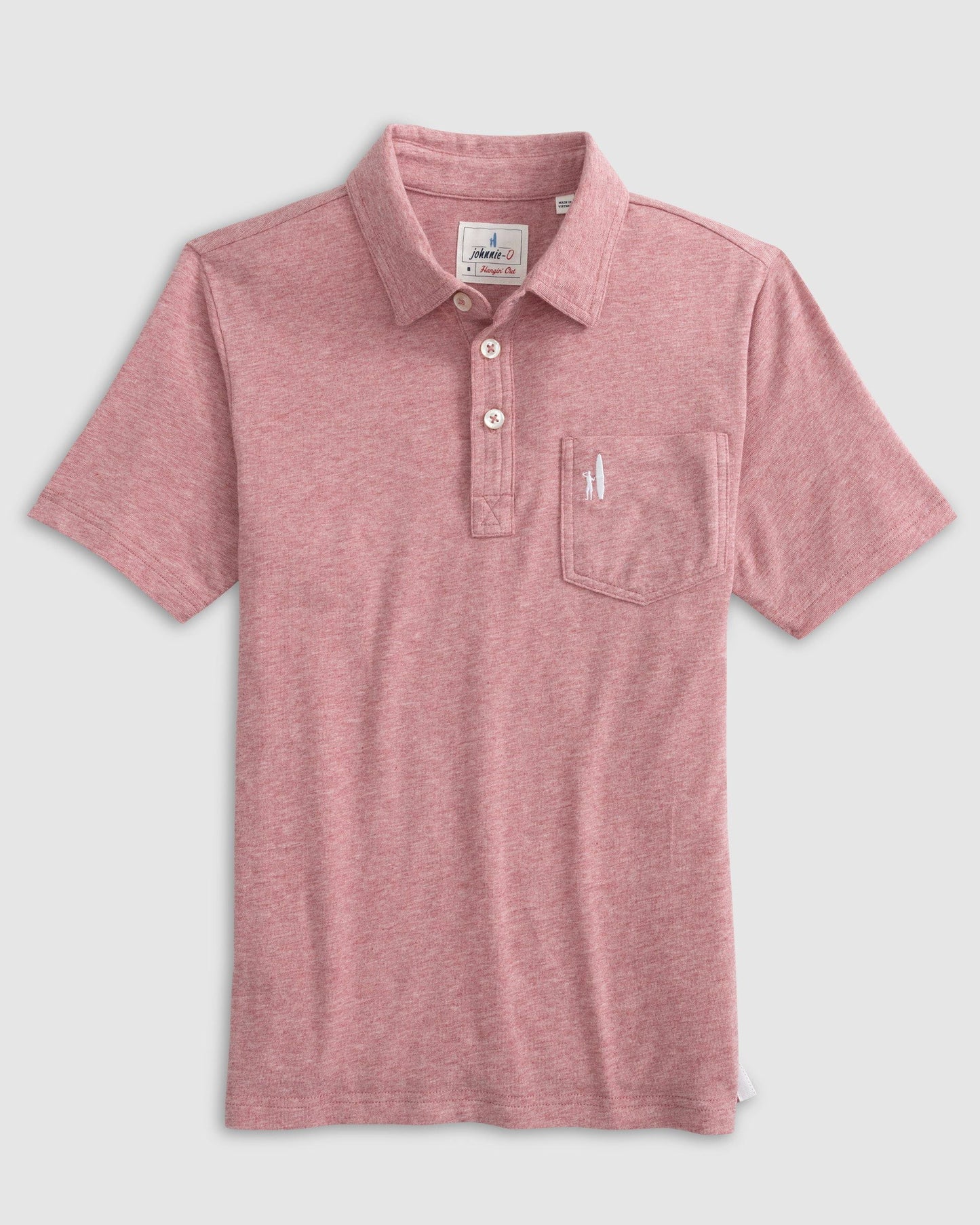 Youth Original 4-Button Polo - Heathered 2.0