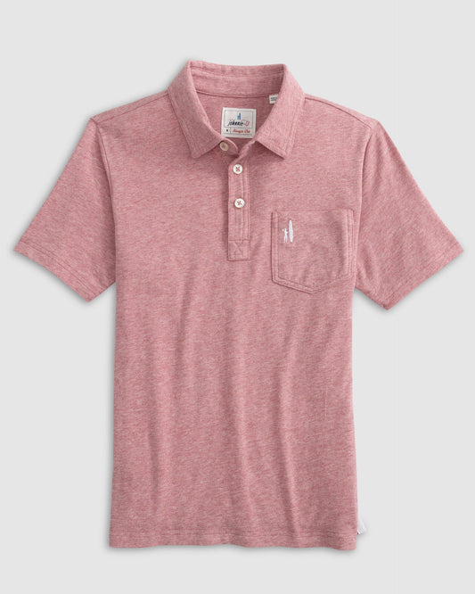 Youth Original 4-Button Polo - Heathered 2.0
