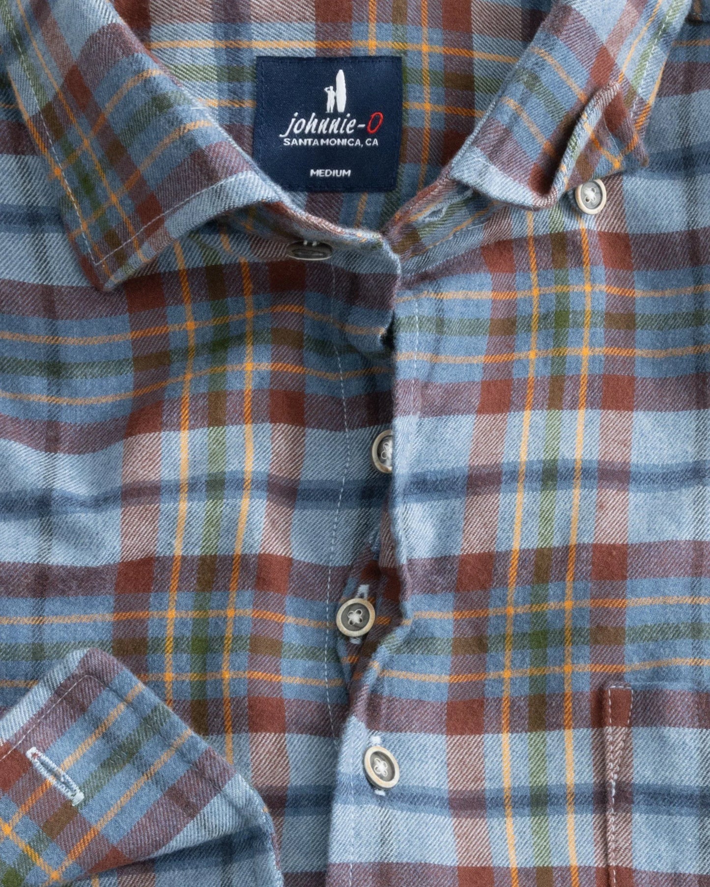 Roger Cotton Blend Button Up Shirt