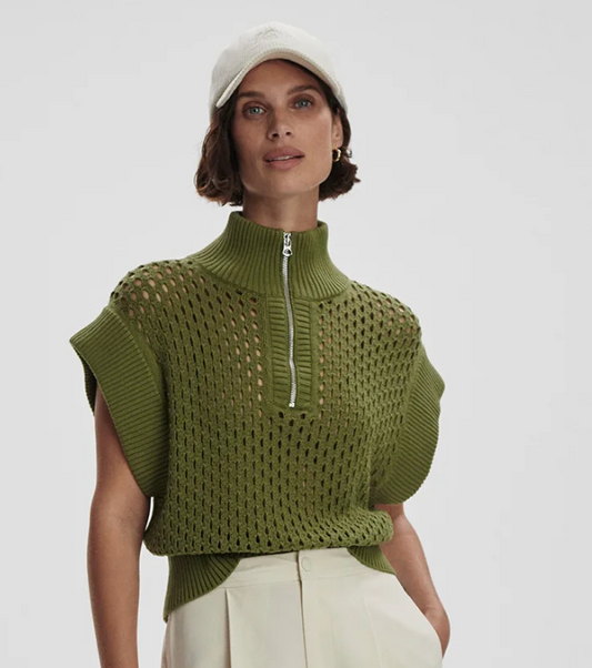 Gaines Half-Zip Knit