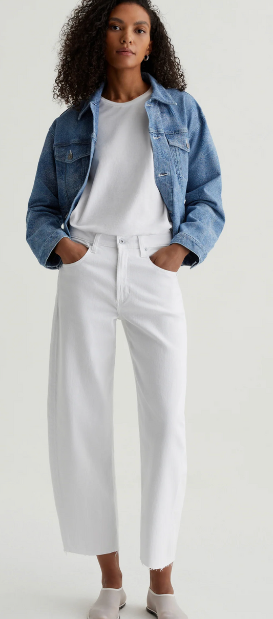 Hattie Crop High Rise Barrel