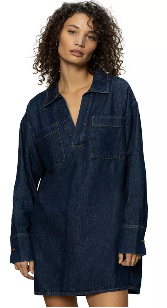 All Day Long Sleeve Tunic Dress