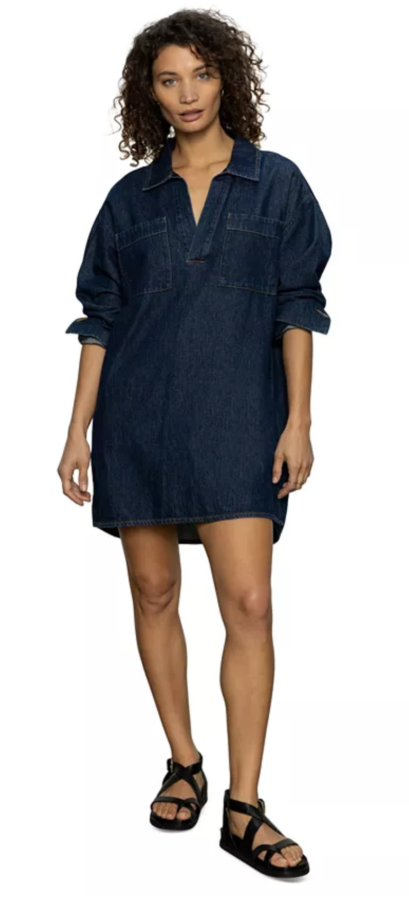 All Day Long Sleeve Tunic Dress