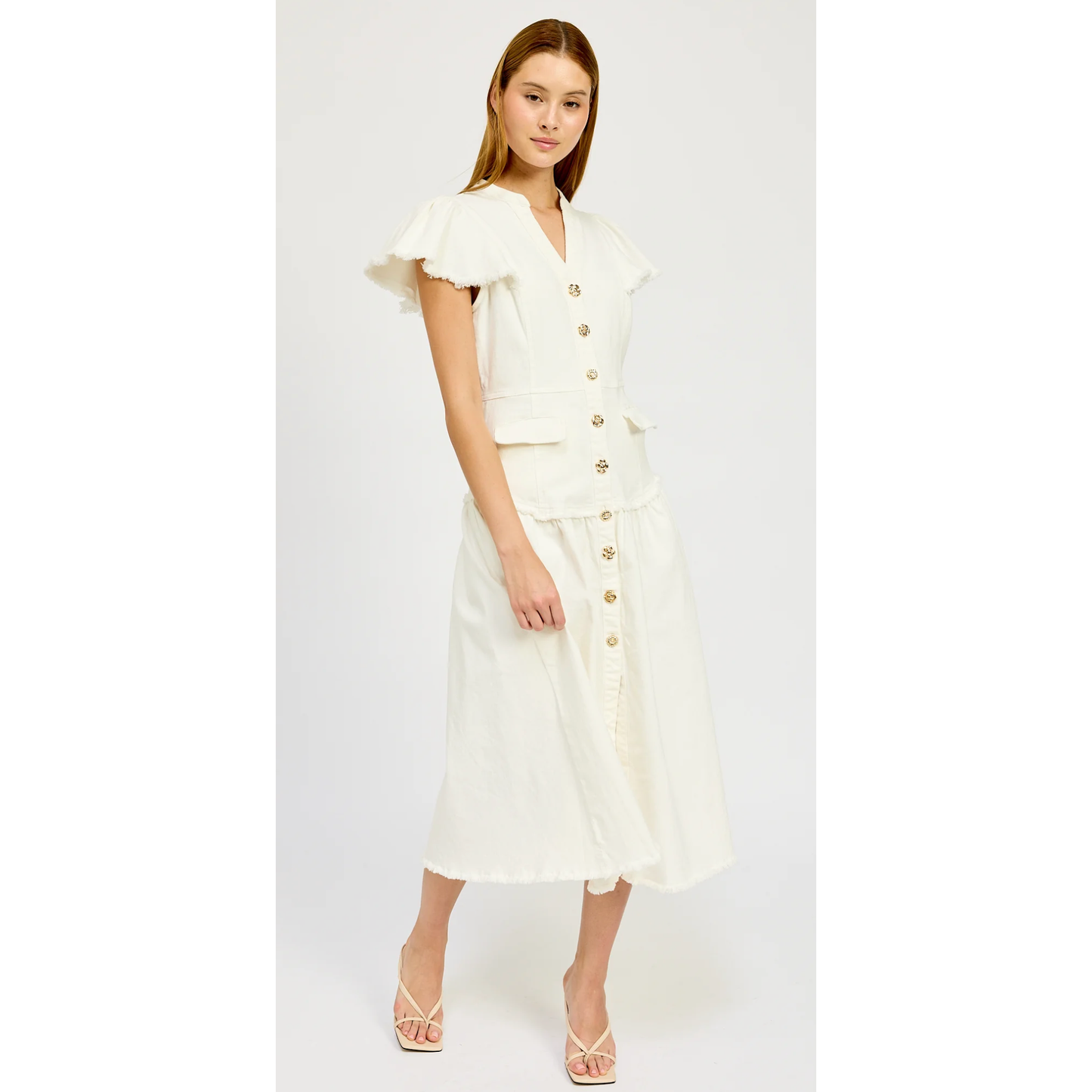 Oaklynn Denim Midi Dress