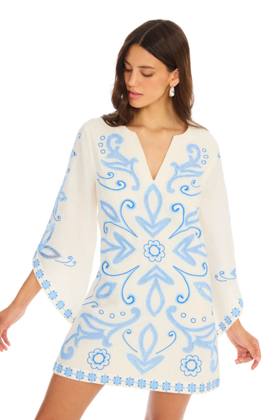 Embroidered Alina Dress