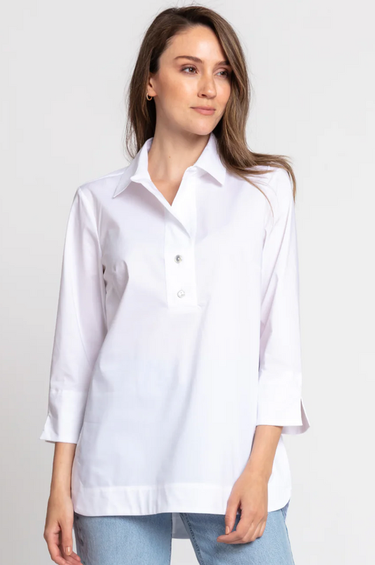 Aileen 3/4 Sleeve Cotton Tunic
