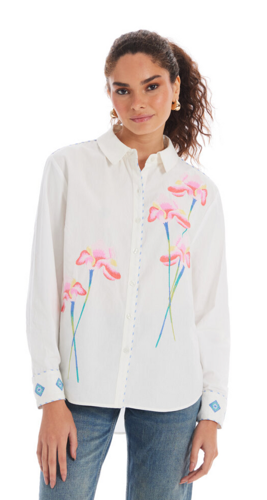 Embroidered Bella Shirt