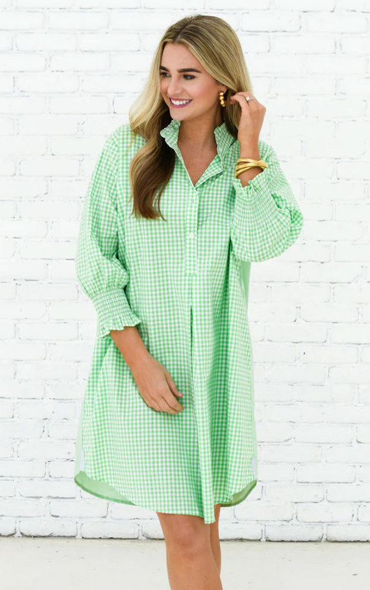 Kimberly Dress Opposite Gingham