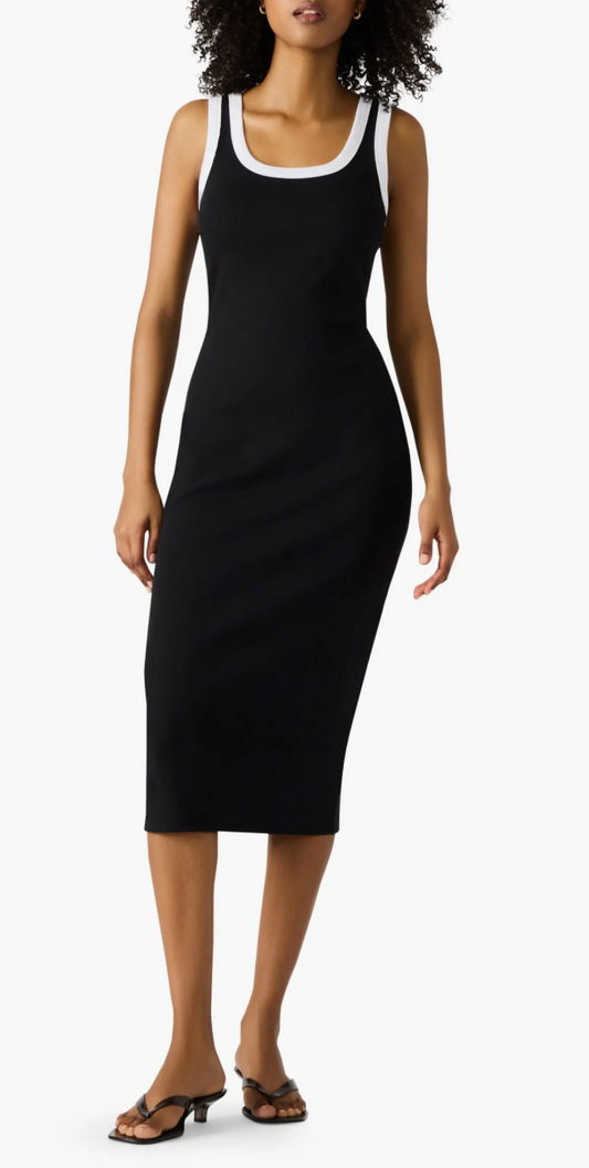 Azalea Cotton Blend Rib Body-Con Dress