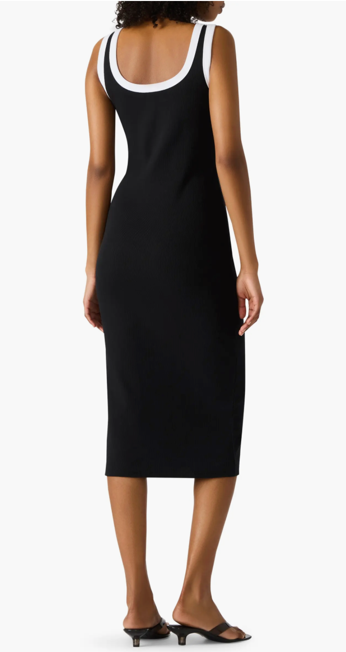 Azalea Cotton Blend Rib Body-Con Dress