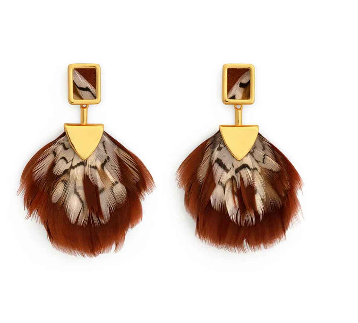Penelope Bezel Drop Earring