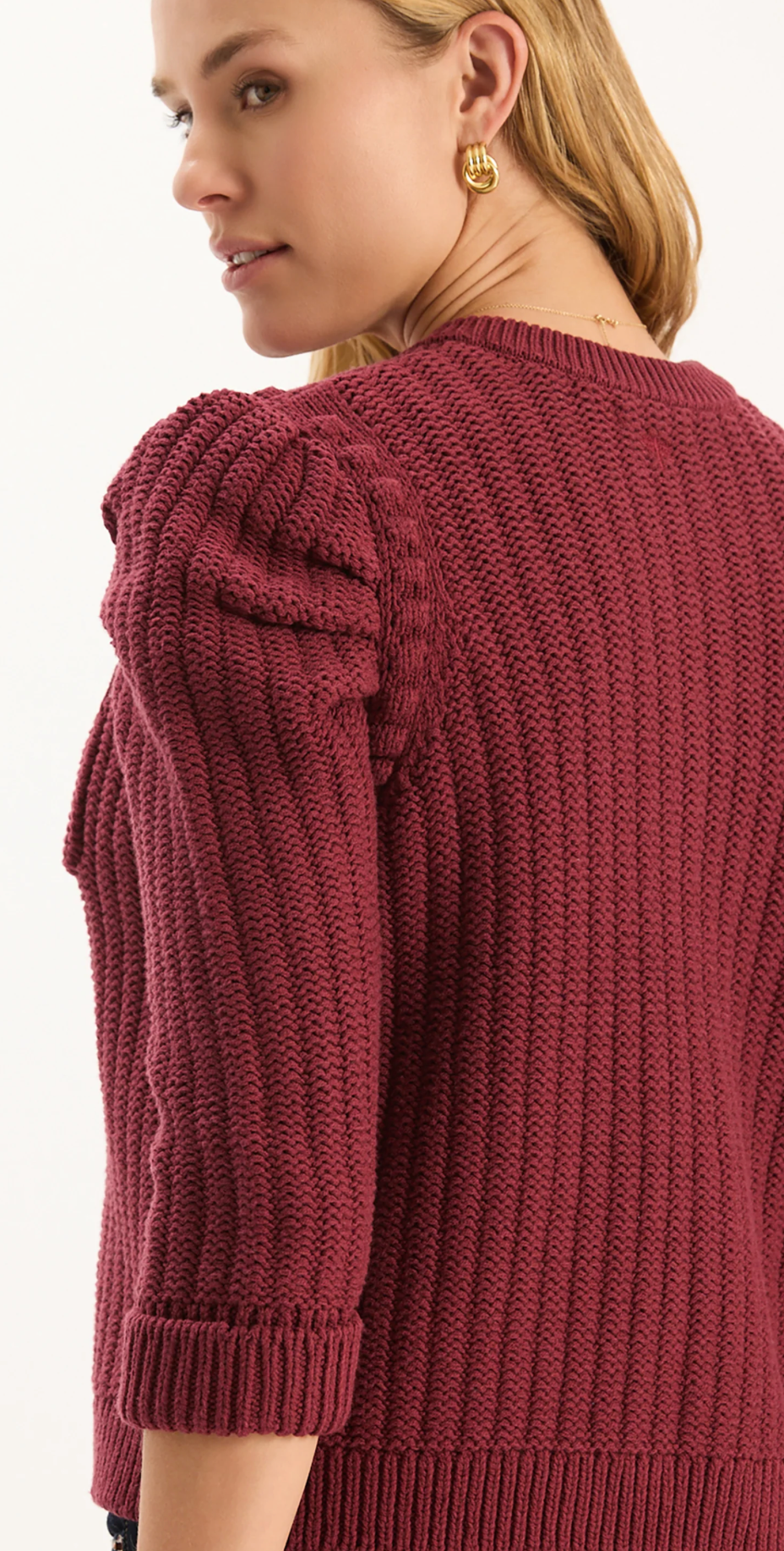 Liza Cotton Blend Knit Jacket