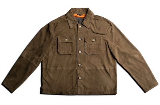 Yorkshire Lightweight Goat Suede Shirt Jacket
