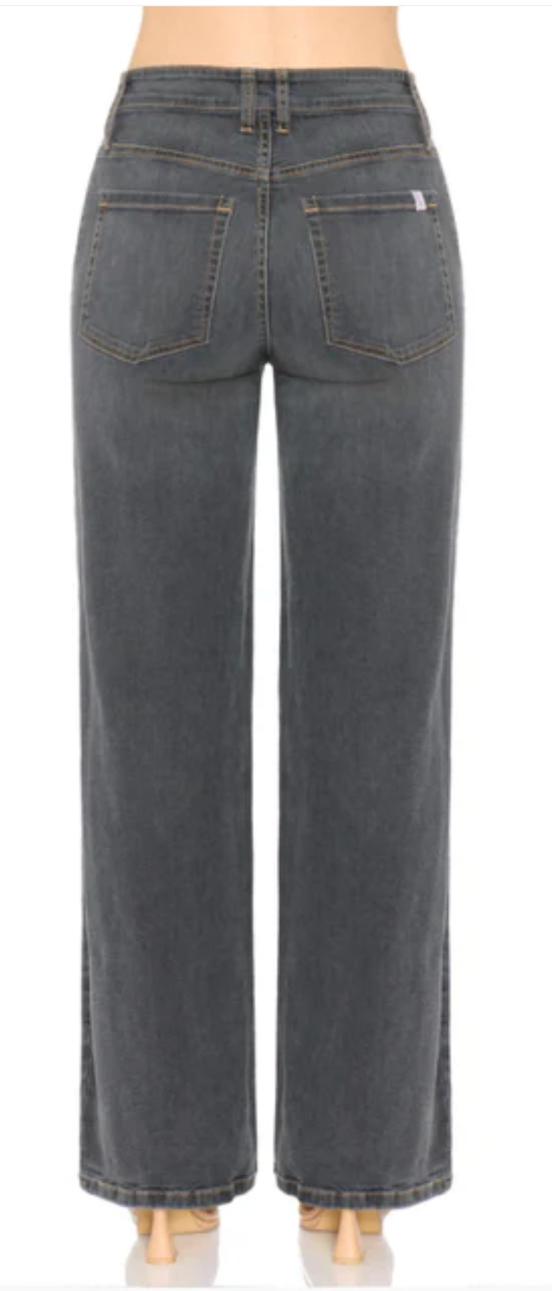 Fly Girl-Mid Rise-Wide Leg Jean