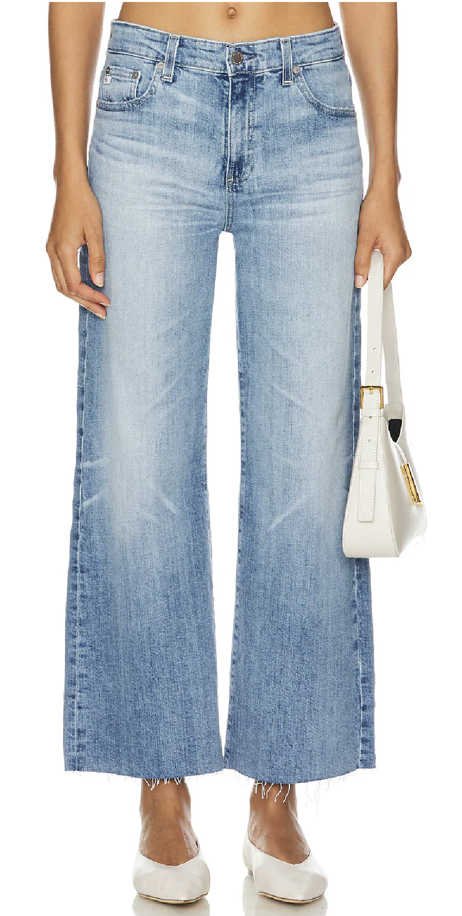 Saige Wide Leg Crop-High Rise Fit Jean