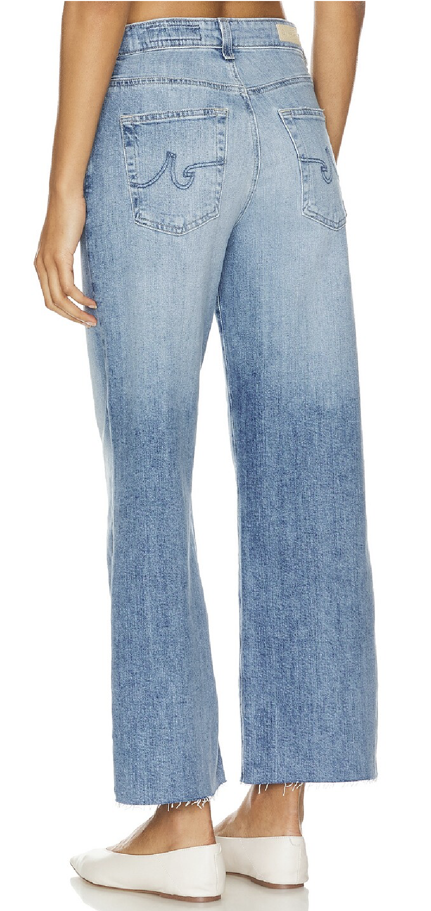 Saige Wide Leg Crop-High Rise Fit Jean