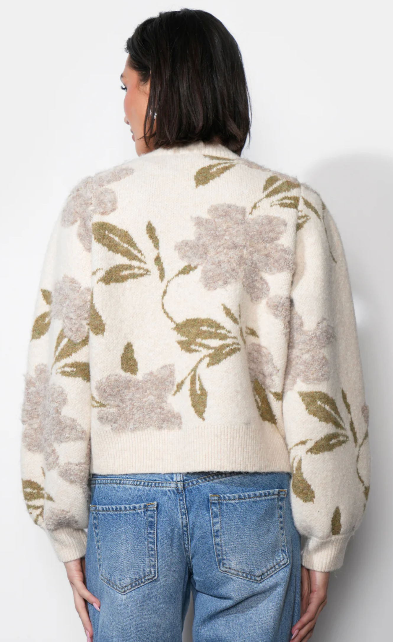 Skylar Cozy Floral Cardigan