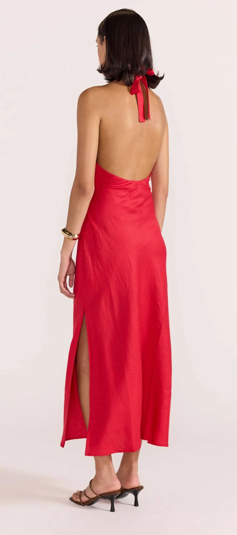 Amana Halter Bias Dress