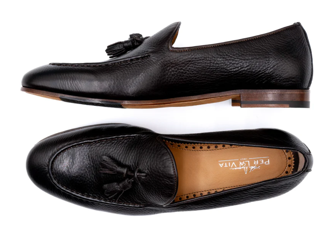 Bologna Tassel Italian Deerskin Loafers