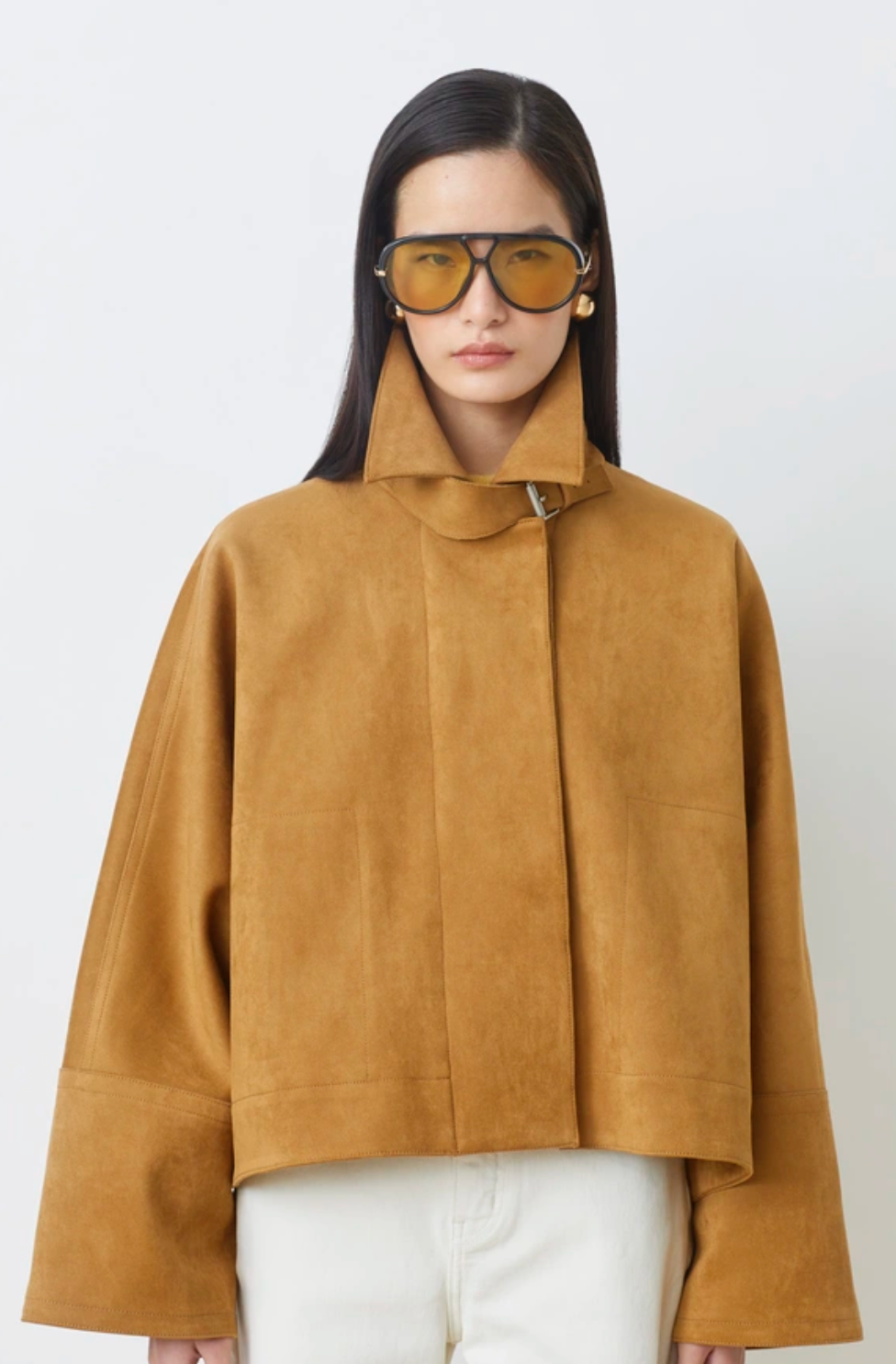 Eloiz Short Simili Suede Coat