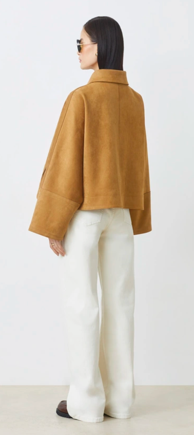 Eloiz Short Simili Suede Coat
