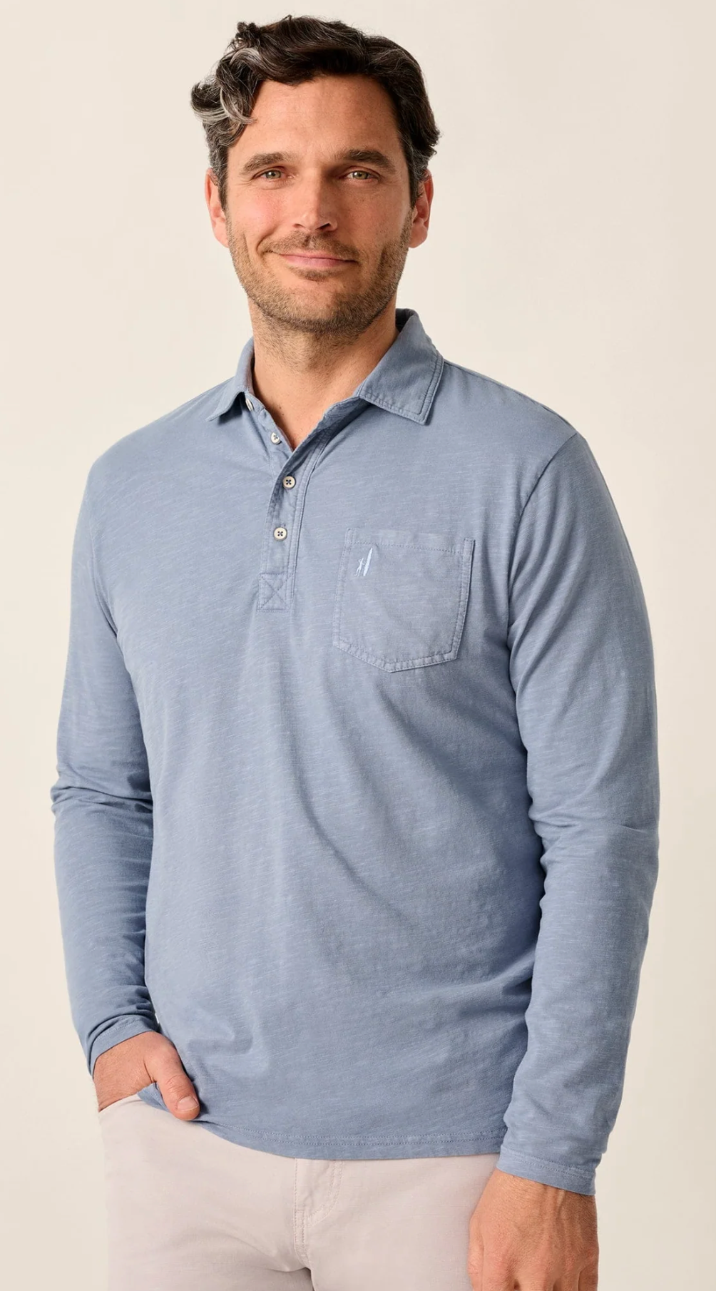 Long-Sleeve Original 4-Button Polo