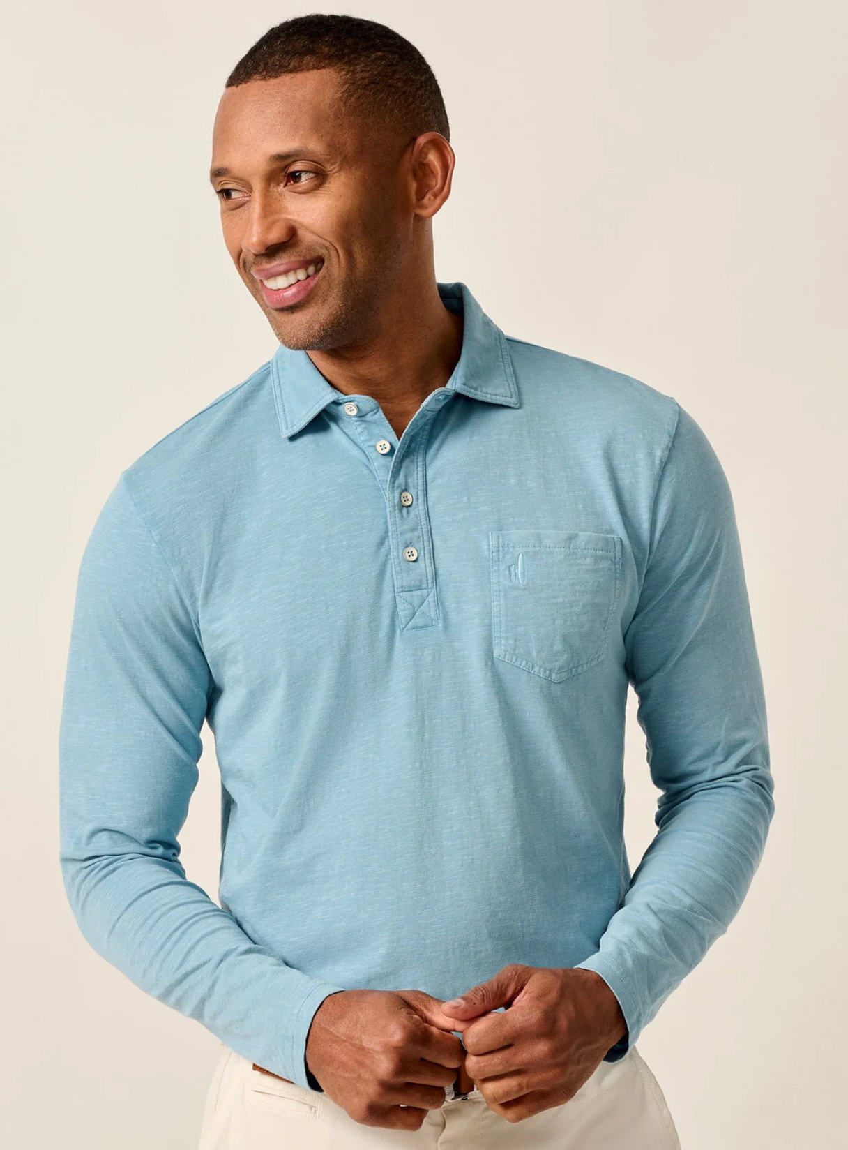 Long-Sleeve Original 4-Button Polo