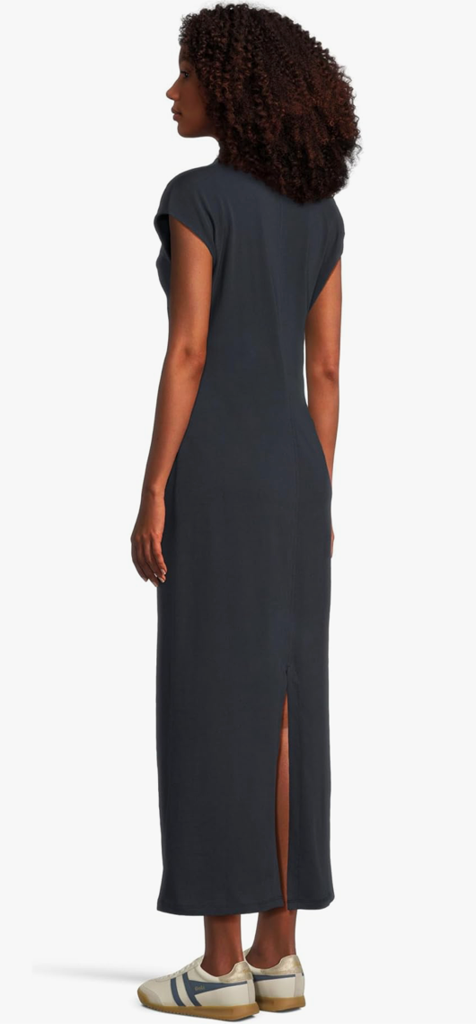 Side Tuck Maxi Dress