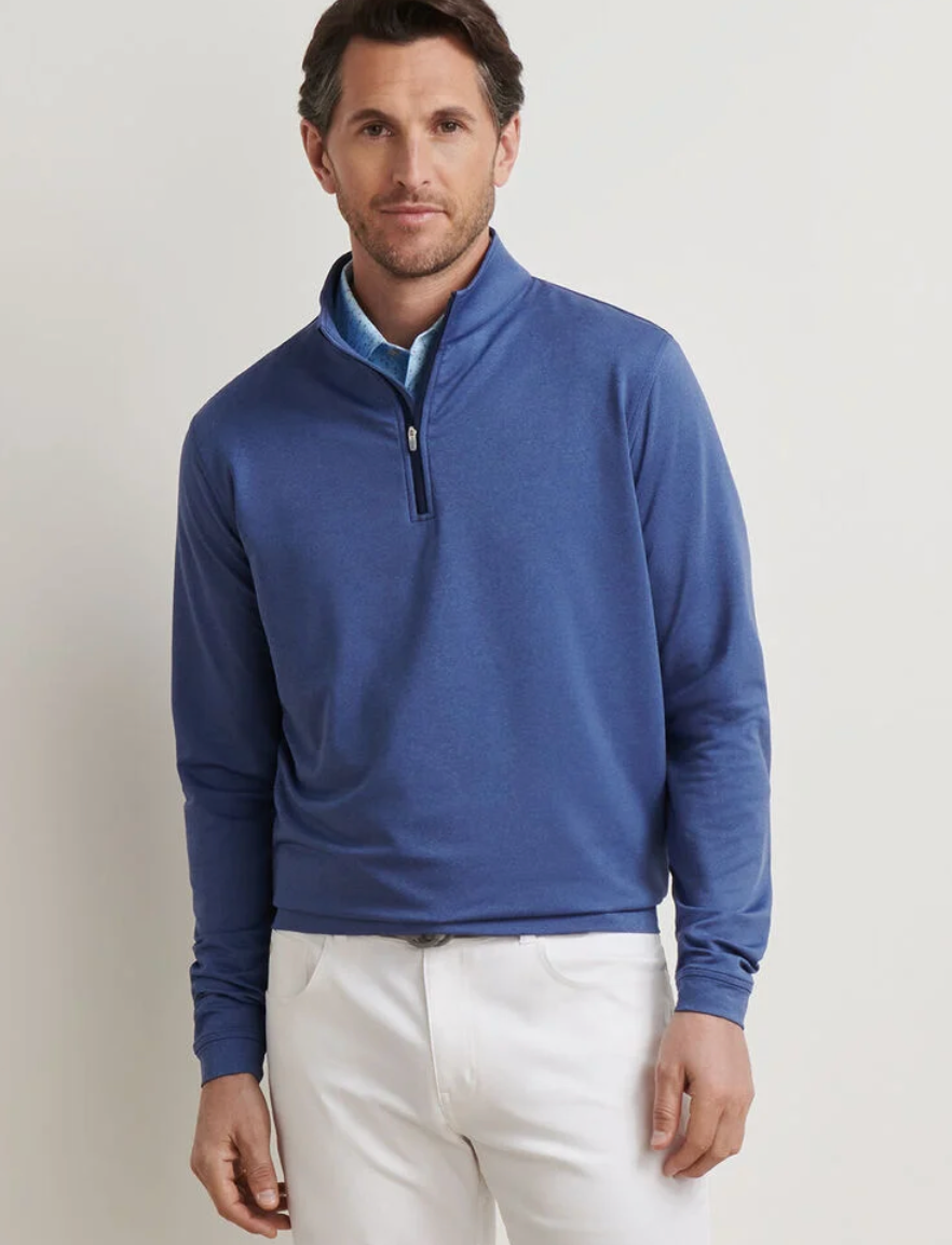Crown Sport-Perth Mélange Performance Quarter Zip