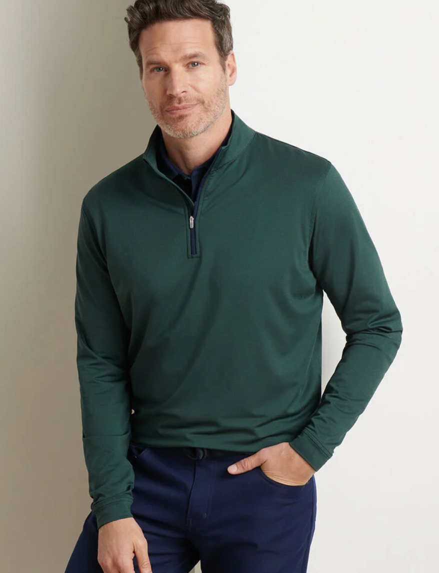 Crown Sport-Perth Mélange Performance Quarter Zip