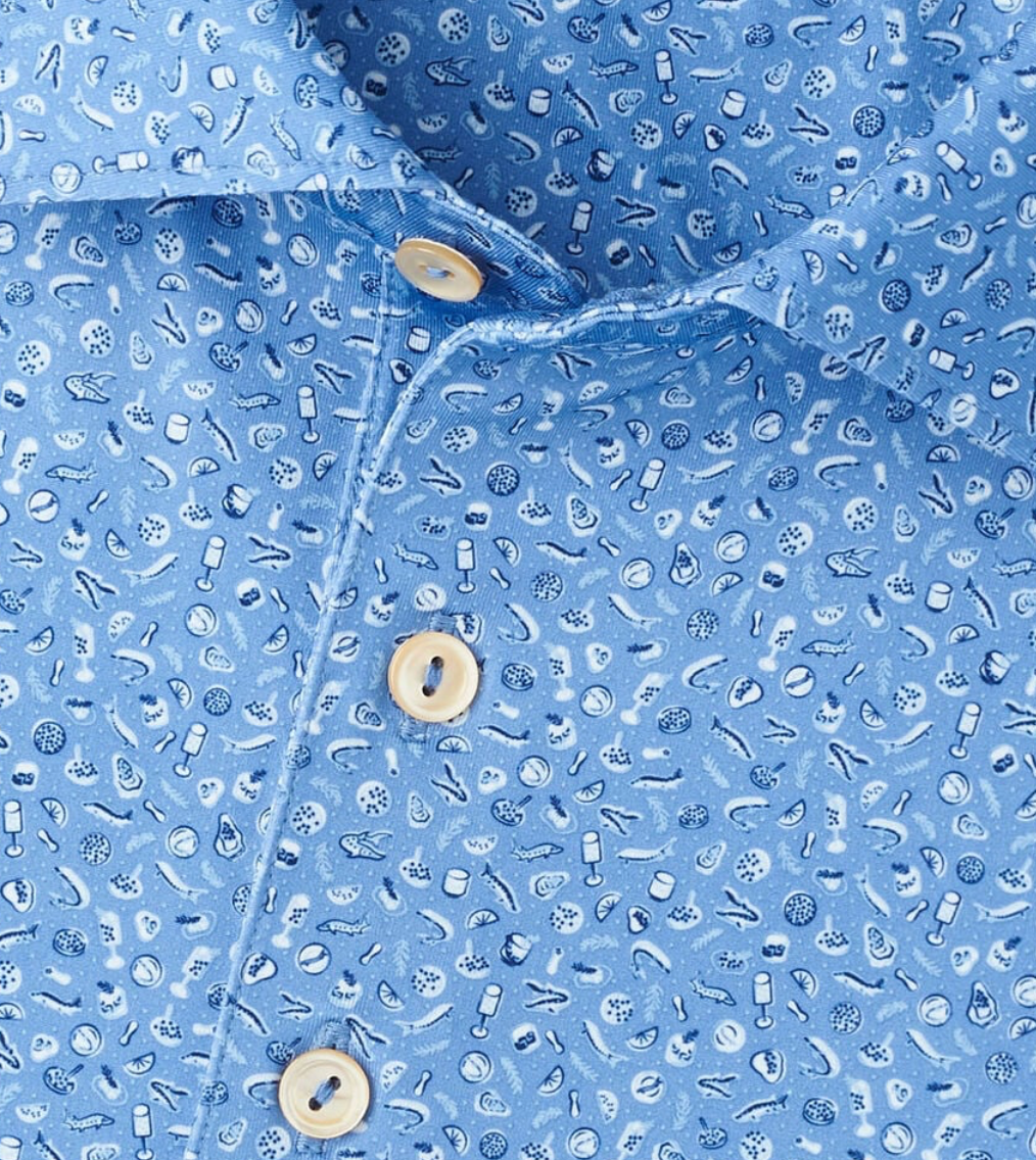 Crown Sport-Champagne And Caviar Performance Jersey Polo