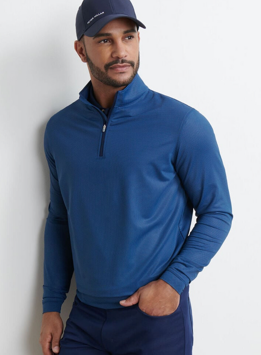Crown Sport-Perth Birdseye Performance Quarter-Zip