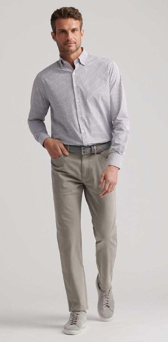 Crown-Signature Sateen Five-Pocket Pant
