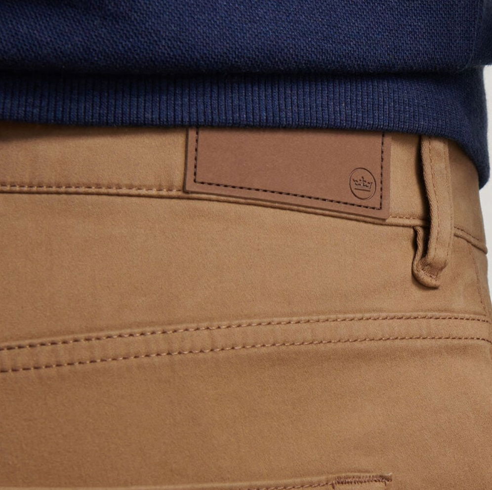 Crown-Signature Sateen Five-Pocket Pant