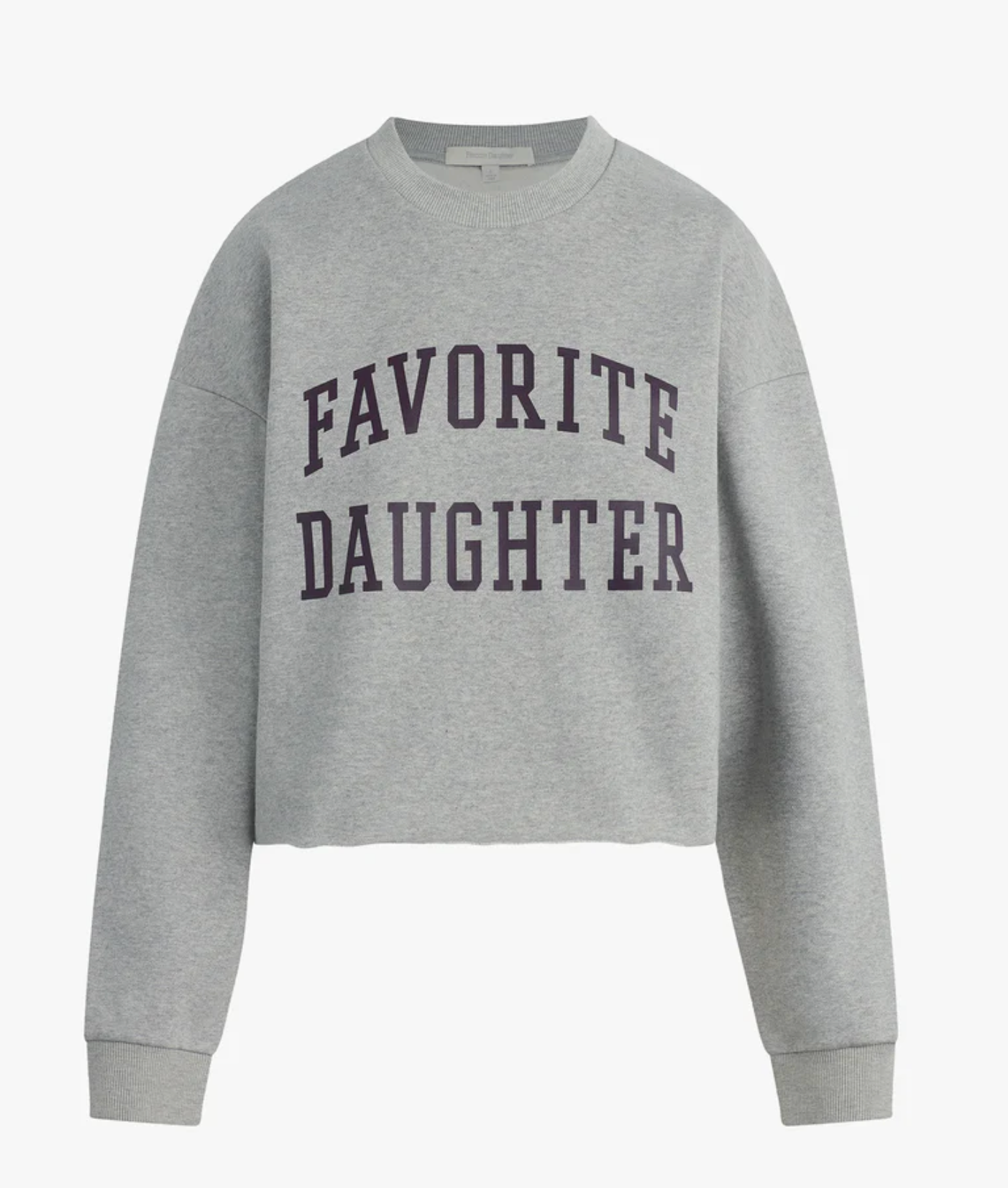 The Cropped Collegiate Sweatshirt