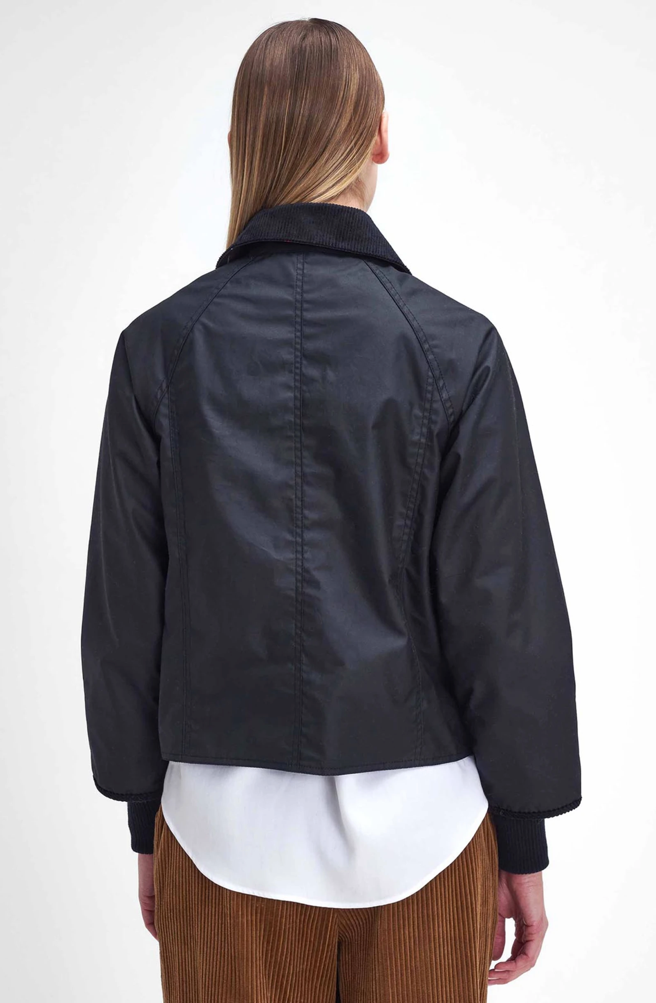 Cropped Beadnell Waxed Jacket