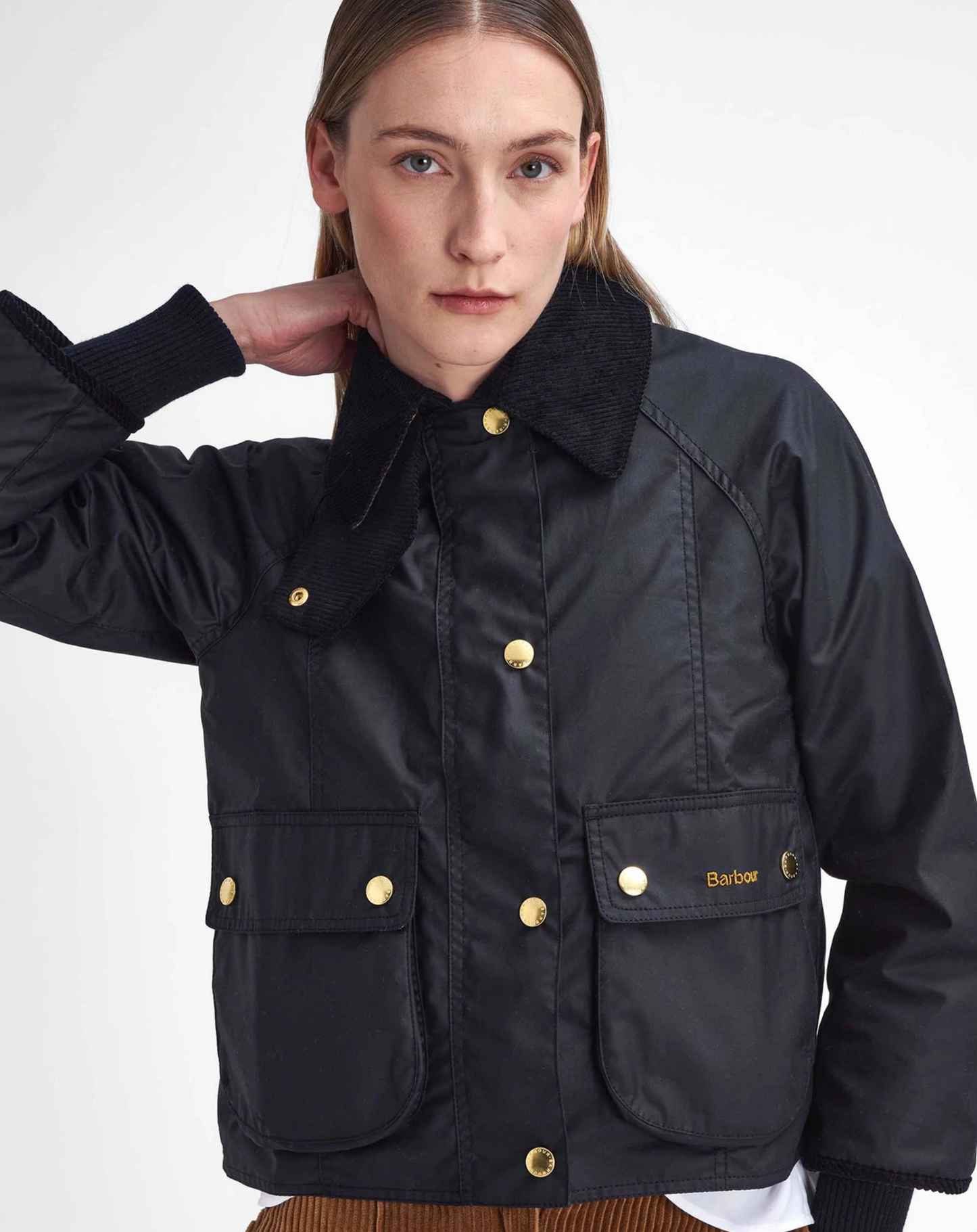 Cropped Beadnell Waxed Jacket