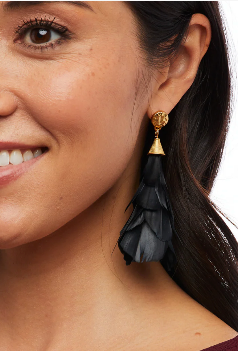 Parades Statement Earrings-Solid Gold